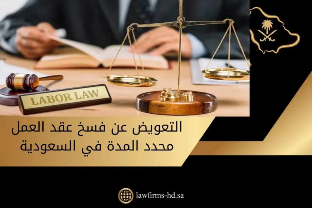 التعويض عن فسخ عقد العمل محدد المدة في السعودية