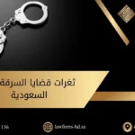 ثغرات قضايا السرقة في السعودية