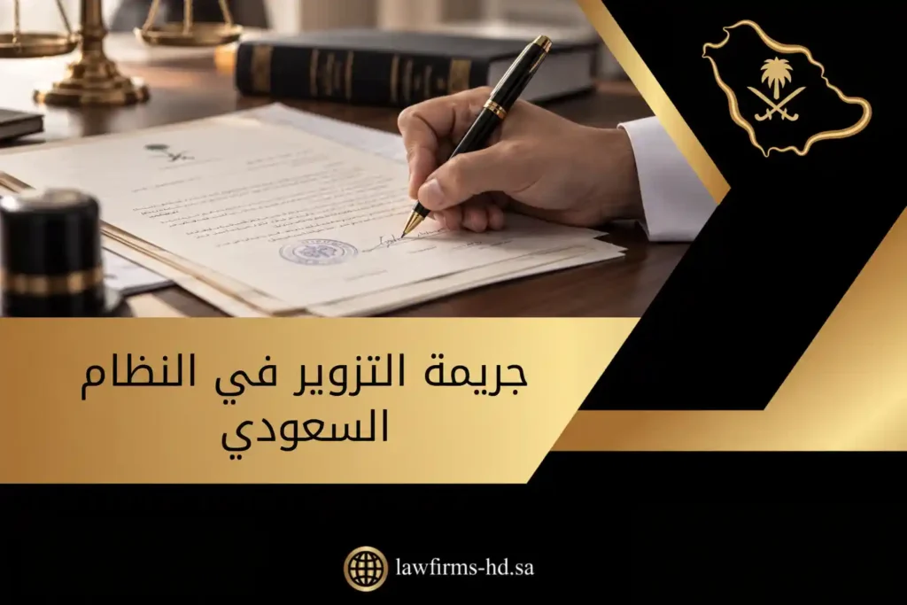 جريمة التزوير في النظام السعودي