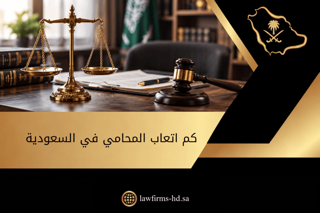 كم اتعاب المحامي في السعودية