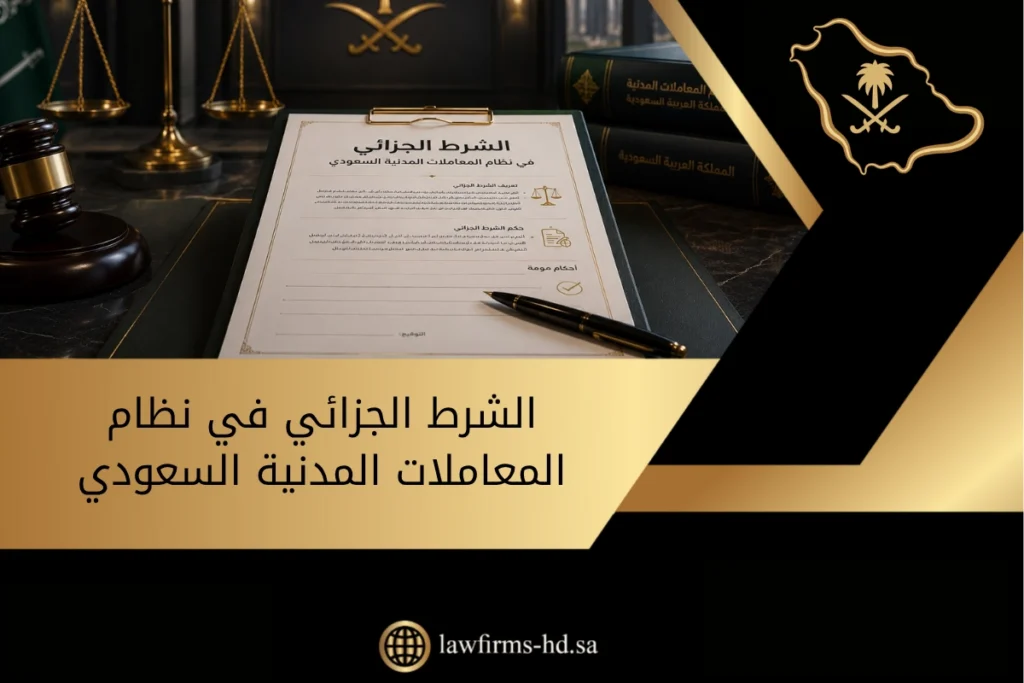 الشرط الجزائي في نظام المعاملات المدنية السعودي