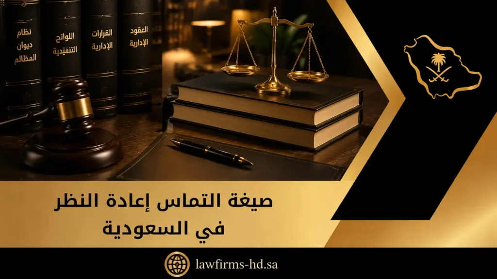 صيغة التماس إعادة النظر في السعودية
