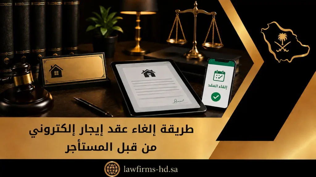 طريقة إلغاء عقد إيجار إلكتروني من قبل المستأجر في السعودية